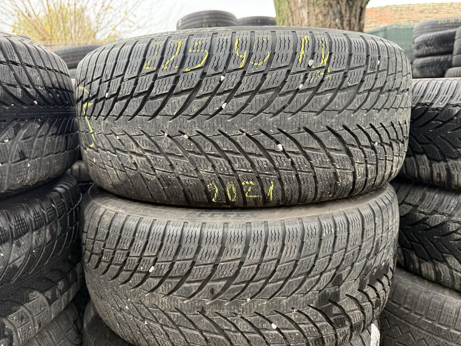 225/45/18”Set 4 buc.NOKIAN.dot 2021.M+S.iarnă.IMPECABILE