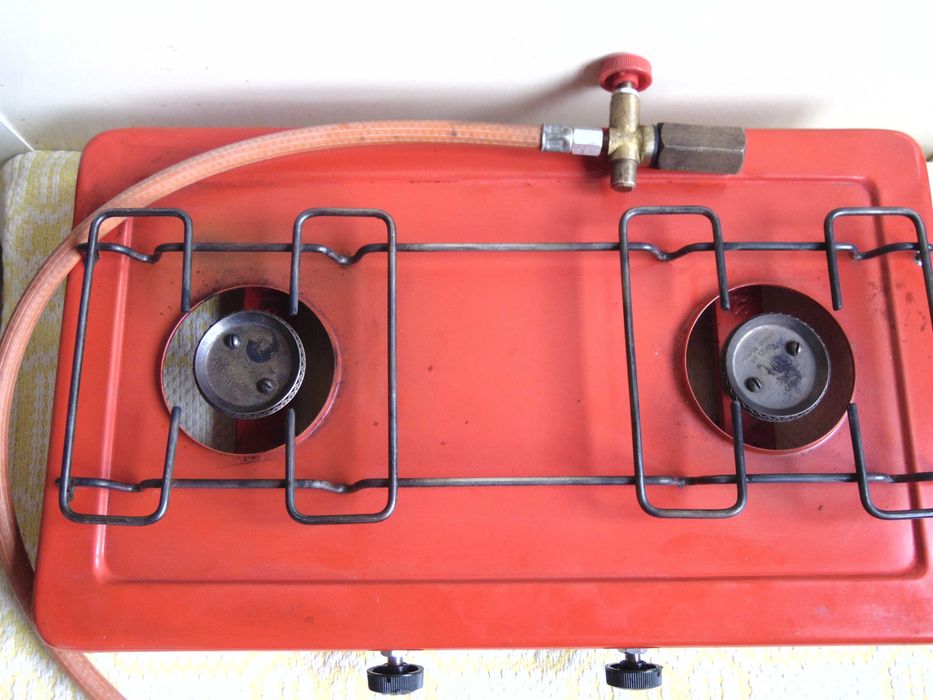 Двоен туристически газов котлон