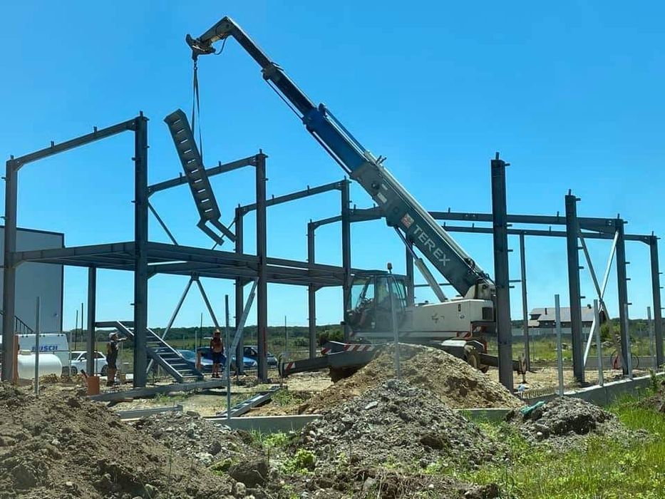 Vand hala metalice oferim proiect fundatii pardoseli beton panouri dok