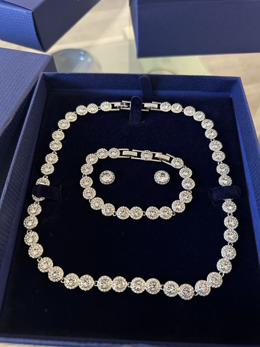 Set Swarovski Angelic Colier Lant , Bratara si cercei