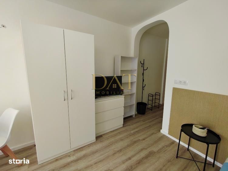Studio de închiriat | 22 mp | Renovat și mobilat | Utilități incluse