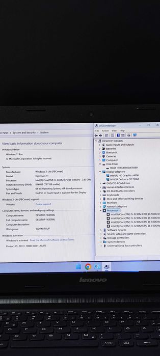 Laptop i5 8 GB DDR3 placa video dedicata 2 GB