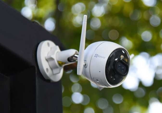 Установка КАМЕРА EZVIZ , видео наблюдение.