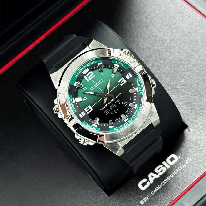 Нов мъжки часовник Illuminator Casio AMW-870A-3AVDF
