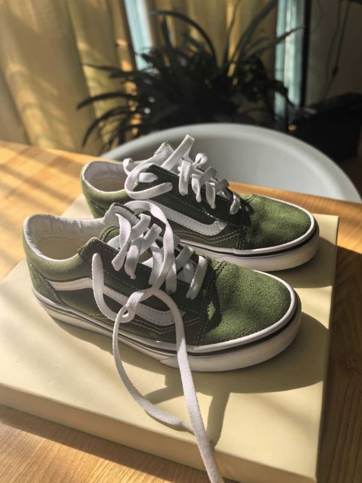 Гуменки Vans зелени 34 номер