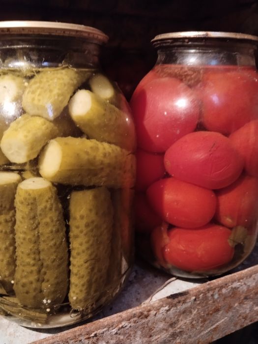 Вкусные соленья своего труда.