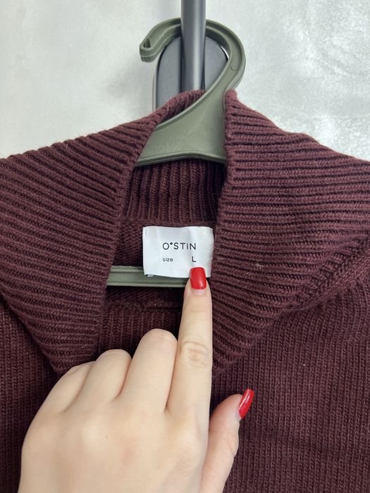 Кофта остин бордовая
