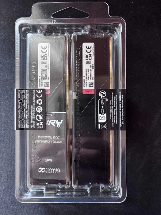 RAM памет Kingston Fury Beast DDR5 32GB Kit 2x16GB 5200MHz CL40