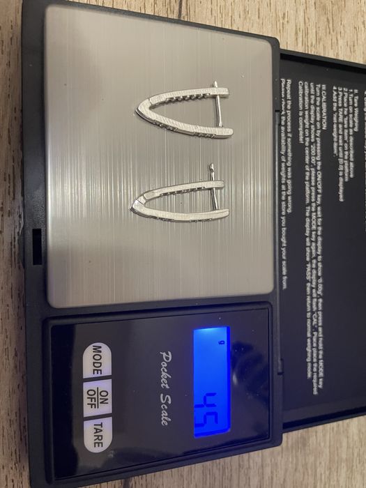 Cercei argint 925 cu zirconii – model elegant