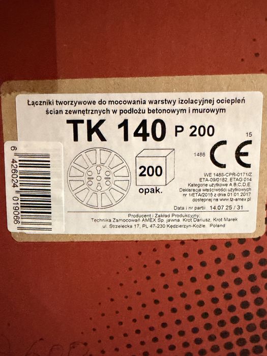 Rozeta vata minerala AMEX EasyFix, diametru 140 mm, 200 buc