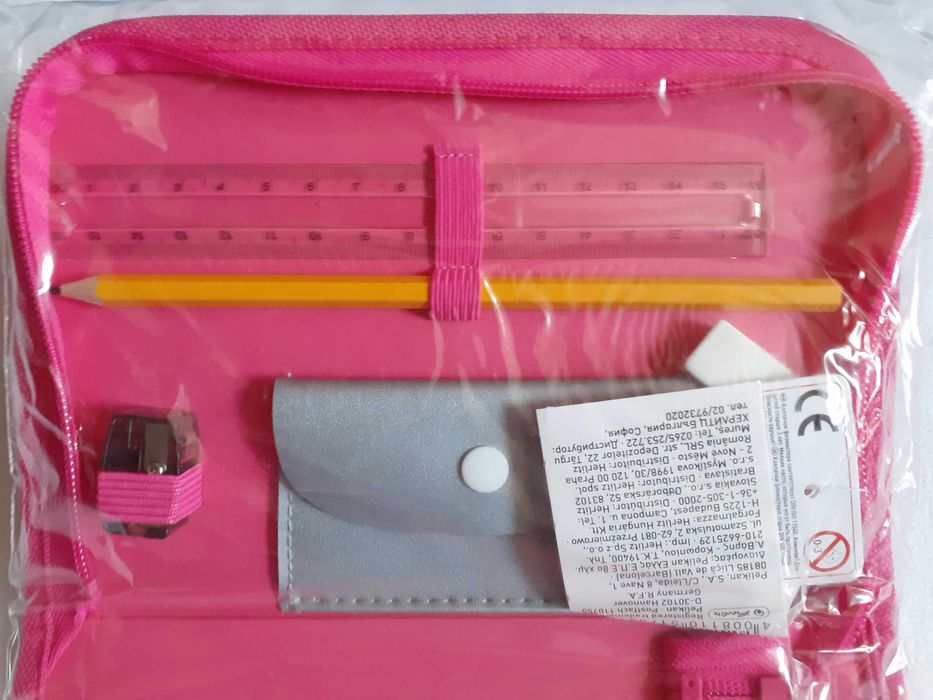 Penar echipat Herlitz, model printesa la castel, pe roz, nou, infoliat