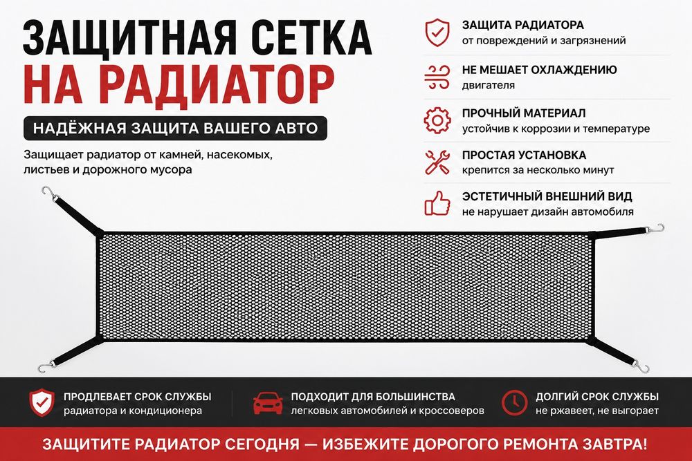 Маскетная сетка для радиатора