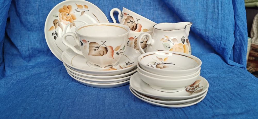 Чашки чайные СССР.Ручная роспись.