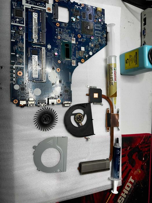 Чистка ноутбука от пыли (профилактика)