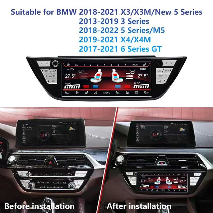 Климатичен дисплей  за  BMW X3/ 5 SERIES/ 3 SERIES/ X4 / 6 SERIES