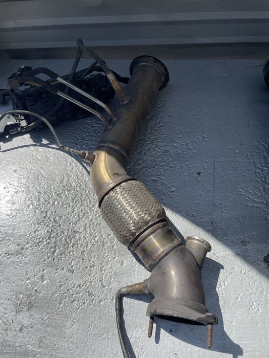Даунпайп тръба БМВ Н57, Ф10/ Ф11 (downpipe bmw f11)