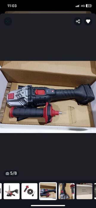 Polizor unghiular parkside performance 20v PWSAP 20 li D4 nou