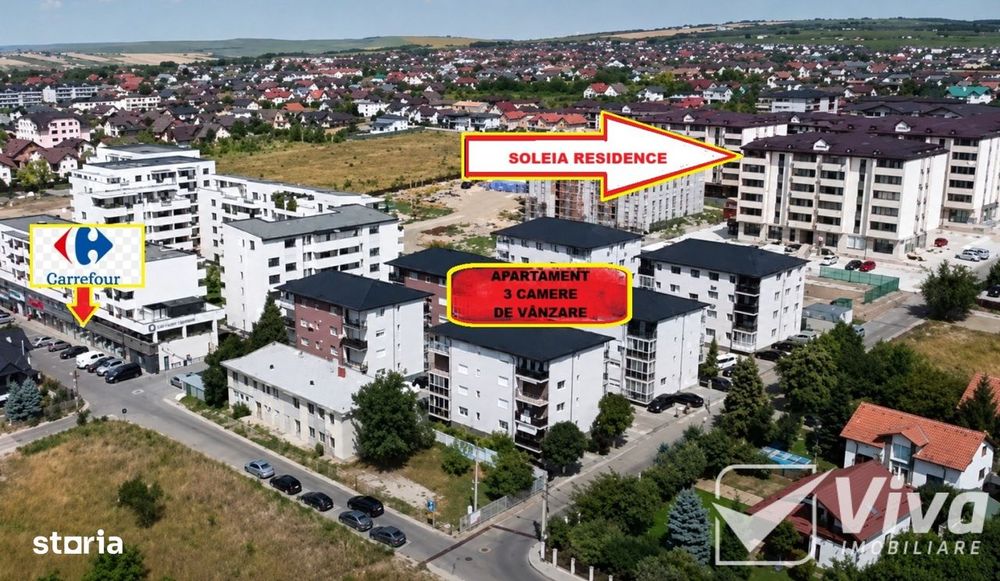 Zona Soleia VL, bloc 2014,ap 3 CAM, 64mp, etaj 1/4, mobilat și utilat!