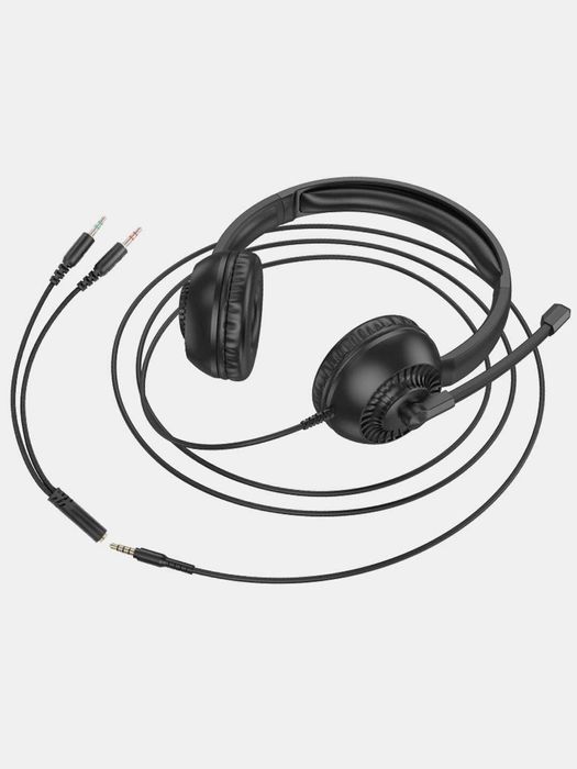 ДОСТАВКА! Наушники Hoco W112 с микрофоном для call center
