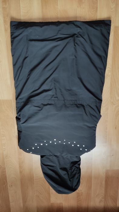 Зимняя длинная куртка чёрная