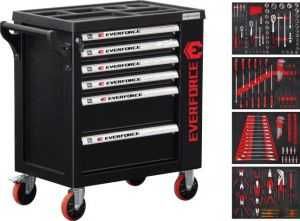 Количка с инструменти 151ч 6 чекмеджета EVERFORCE