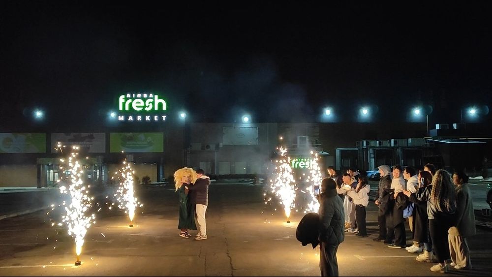 Холодные фонтаны в Алматы