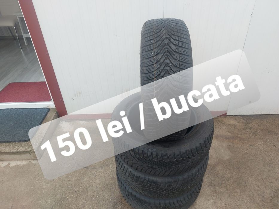 150 lei bucata! Set anvelope M+S/IARNA 205 55 16 Vredestein! 7 mm