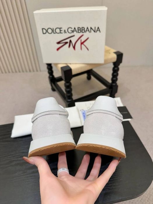 D&G DG Logo Sneaker "White/Light Grey"
