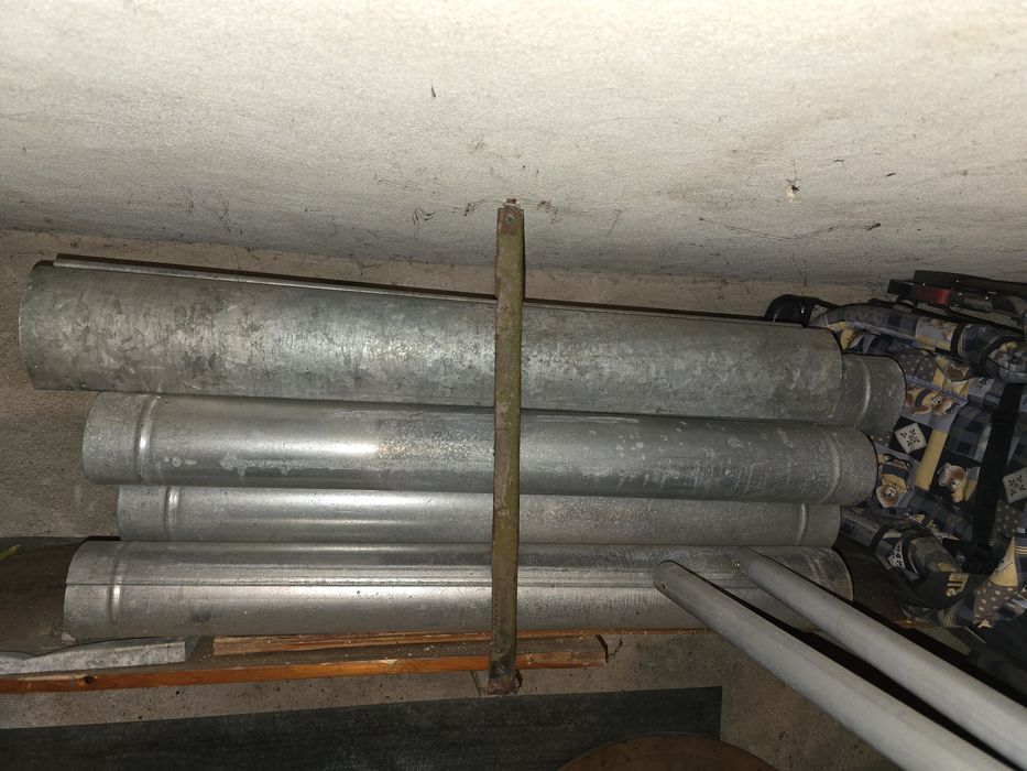 Поцинковани улуци и водосточни тръби ф100 и ф120