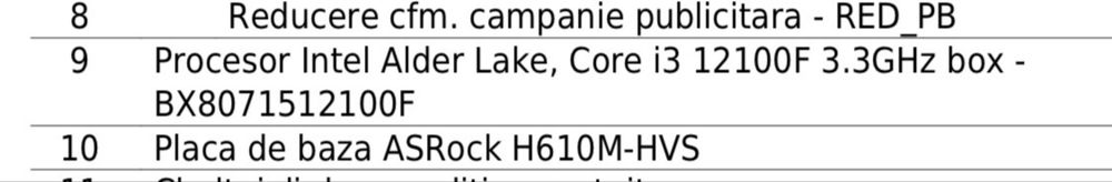 Kit PC i3-12100f + MB AsRock h610-hvs