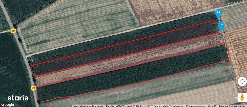 Teren parc fotovoltaic, ferma de vânzare - 77.000 mp