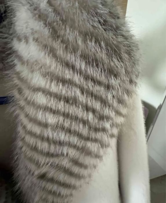 Шуба из эко норки