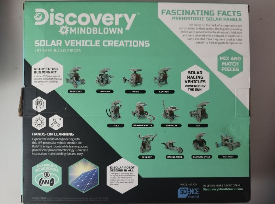 Discovery,kit de asamblare mașina solara.