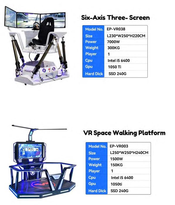 simulator vr profesional /platforme vr / arcade / jocuri