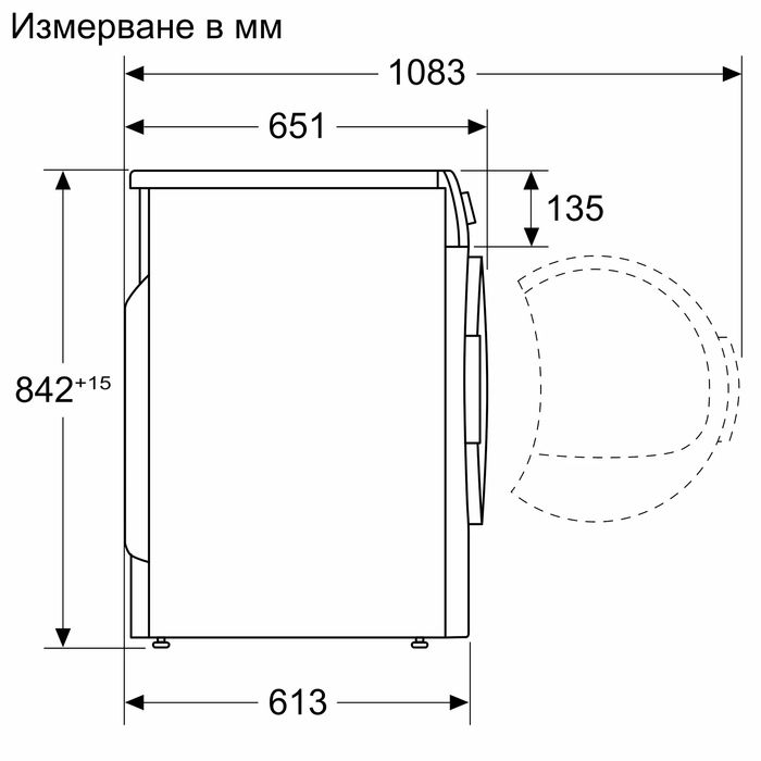 Сушилня Bosch WTY887W6 - 9кг. термопомпа клас А+++