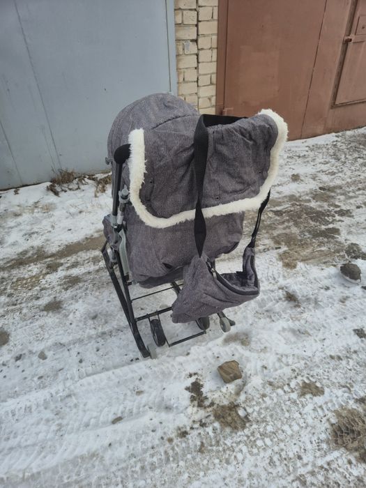 Продам санки на колёсах