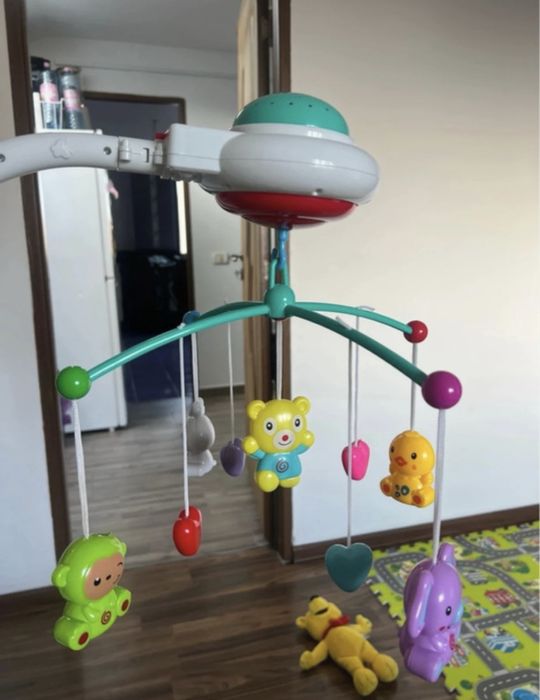 Baby Nest, cadita pentru bebelusi, carusel muzical