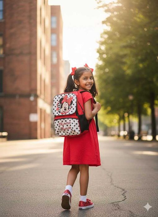 Ghiozdan Minnie Mouse,stare buna