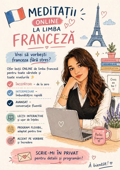 Meditații ONLINE la limba francezâ