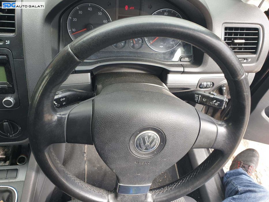 Volan Piele 3 Spite Fara Comenzi Fara Airbag Volkswagen Passat B6 2005 - 2010 [Q3685]