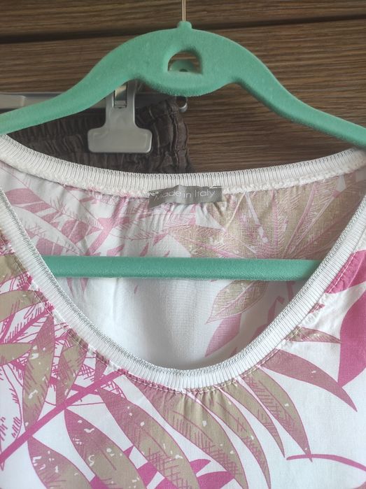 Дамски панталон ленен кафяв