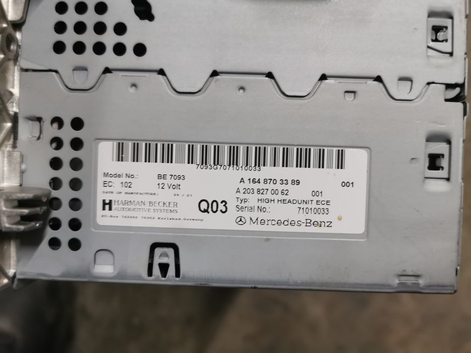 мултимедия за мл 320  в164 w164