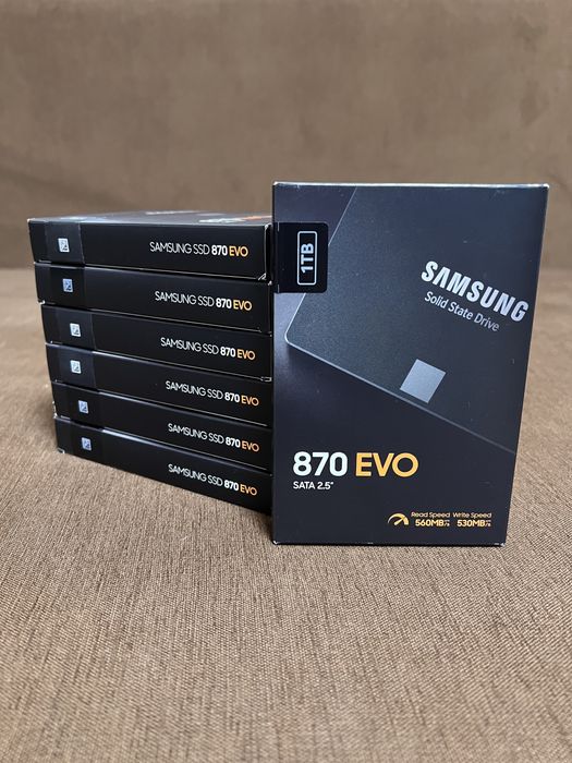 Новые SSD диски Samsung 870 EVO 1Tb
