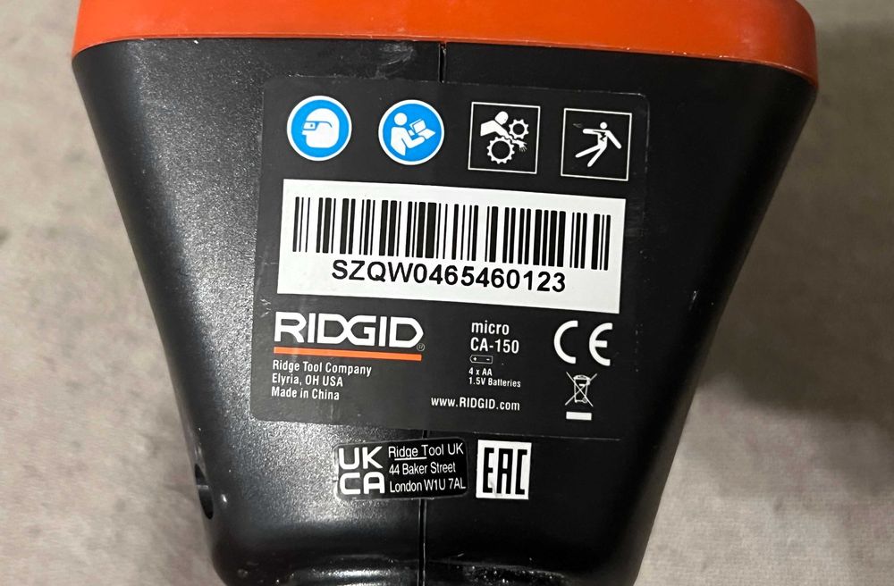 Camera inspectie endoscop RIDGID Micro CA-150 display 3.5