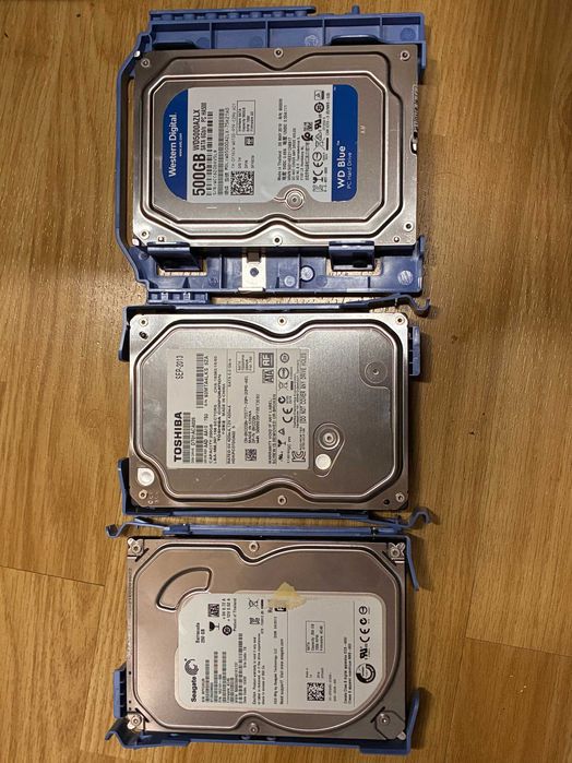 Harddisk 7200 rpm - verificate , fara bad set 500, 250 GB