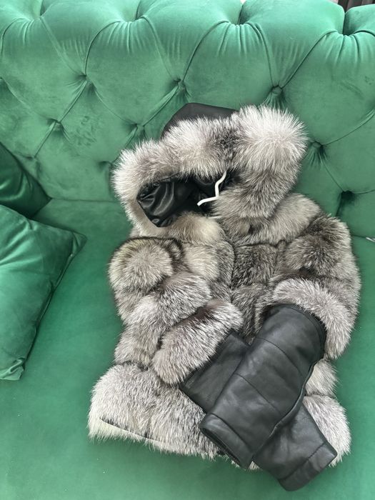 Blana naturala vulpe 3 in 1