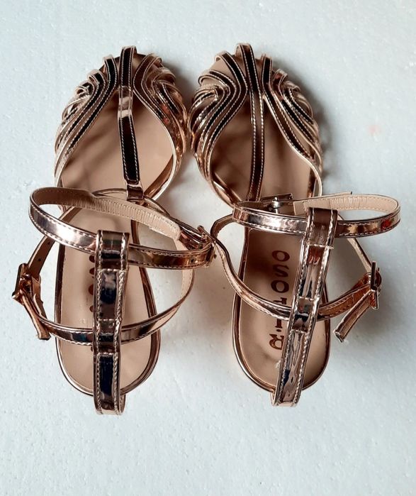 Sandale damă Riposo nr.39, interior 25cm, toc 7,3 cm  piele ecologică