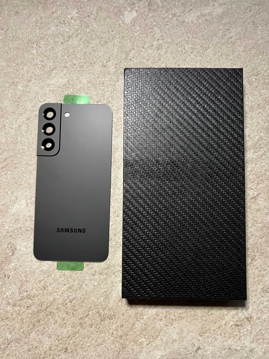 Заден капак за Samsung S22 5G  / черен / капак батерия / гръб / панел