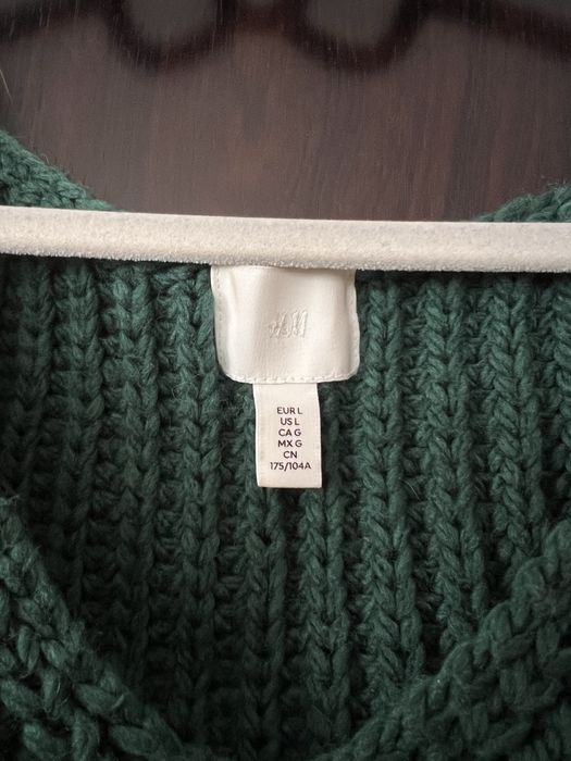 Зелено пуловерче H&M