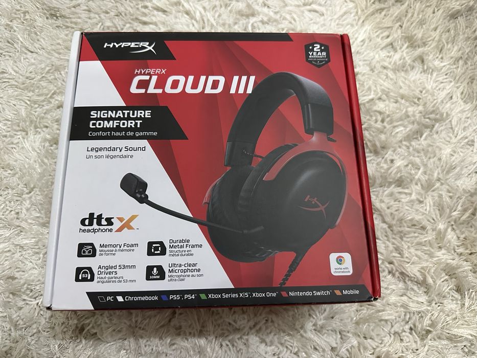 Caști de gaiming Hyper X 3 si G535 Sigilate